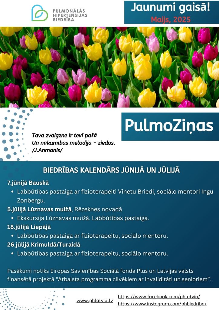 Attēlā 1. vēstneša lapaspuse ar rakstiem un tulpju attēlu.